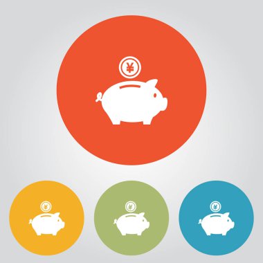 Kumbara simgesi. Servet ekibimizi