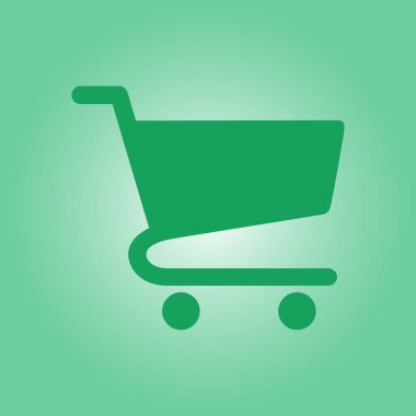 grafik alışveriş düz simgesi