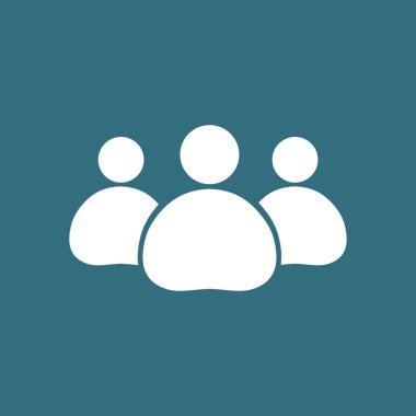 Takım iş simgesi. Ofis çalışanları ve iş takım.