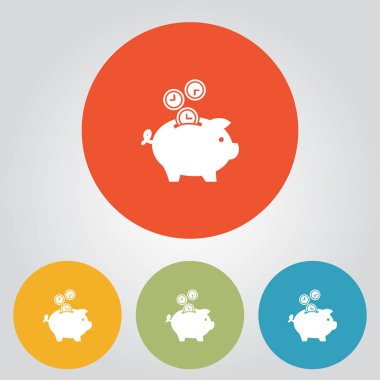 Zaman para kumbara simgesidir.