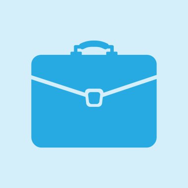 Evrak çantası ikonu, vektör illüstrasyonu. düz tasarım biçimi 