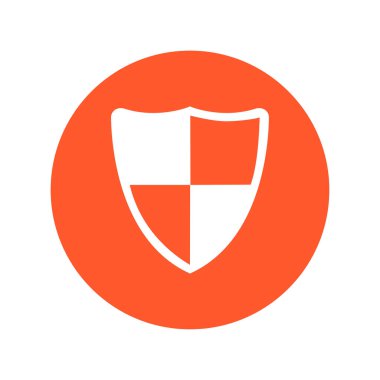 Kalkan kutsal kişilerin resmi. Koruma kavramı. 