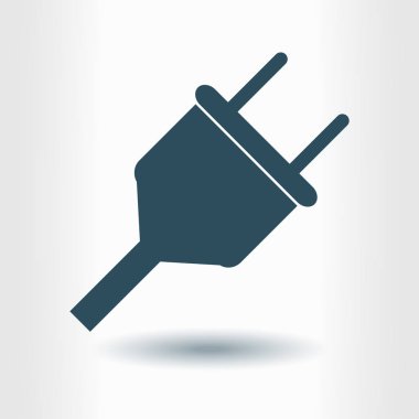 Vektör elektrik dolgu ağı düz simgesi.