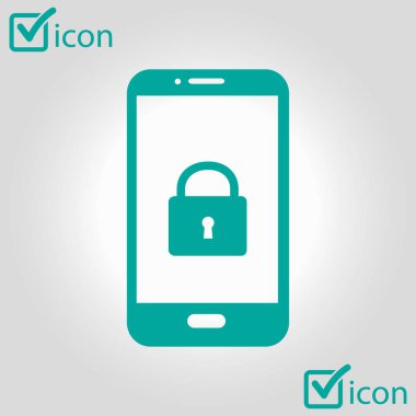 Internet güvenlik kavramı simgesi. Kimlik ve koruma simgesi.