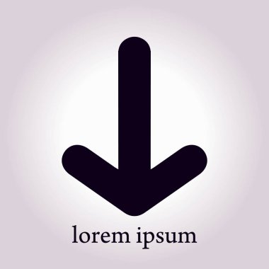 Ok simgesi. vektör illüstrasyonu