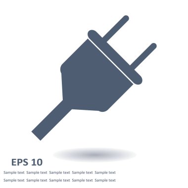 Vektör elektrik dolgu ağı düz simgesi.