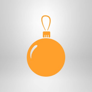 Noel balosu ikonu. vektör illüstrasyonu