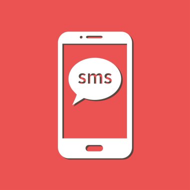 Smartphone kutsal kişilerin resmi, vektör çizim vektör çizim 