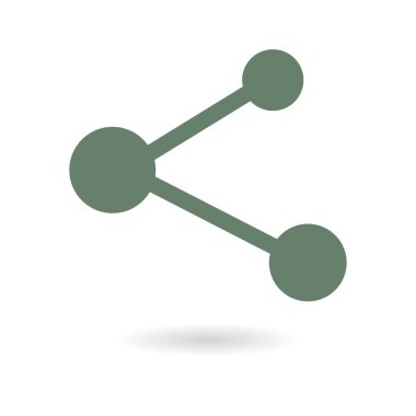 Pay işareti kutsal kişilerin resmi. Düz tasarım stili.