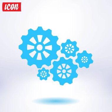 Simge vites. Düz stil. 