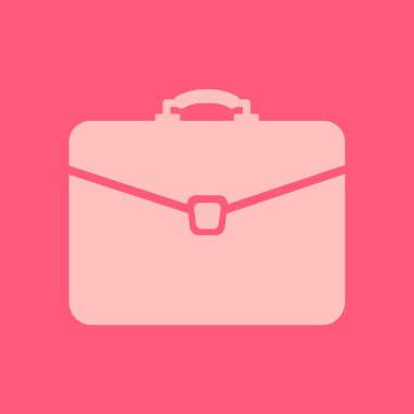 Evrak çantası ikonu, vektör illüstrasyonu. düz tasarım biçimi 