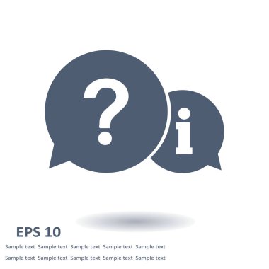 Bilgi değişimi Tema simgesi, toplama ve bilgi analiz. Düz tasarım stili. Vektör Eps 10.