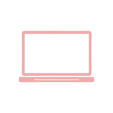 dizüstü bilgisayar kutsal kişilerin resmi, düz tasarım stili, vektör Eps 10, vektör çizim 