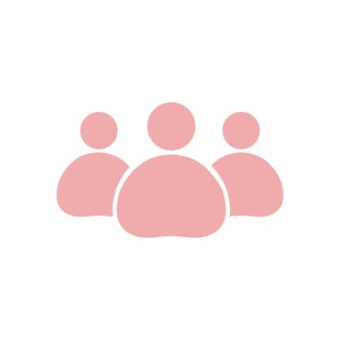 Takım iş simgesi. Ofis çalışanları ve iş takım.