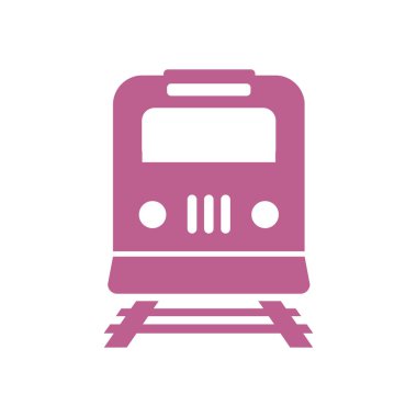 Tren simgesi. Metro erkek. Tren istasyonu işareti.