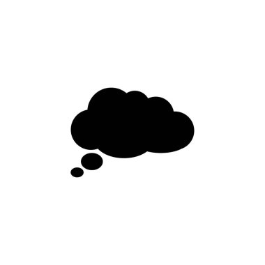 Düz Icon.Vector Eps 10 sohbet. 