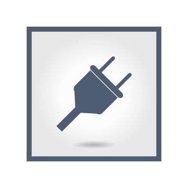 Vektör elektrik dolgu ağı düz simgesi.