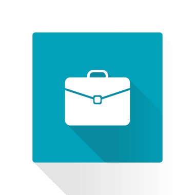 Evrak çantası ikonu, vektör illüstrasyonu. düz tasarım biçimi 