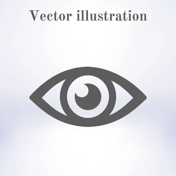 Eye Icon Flat Design Style — Stock Vector