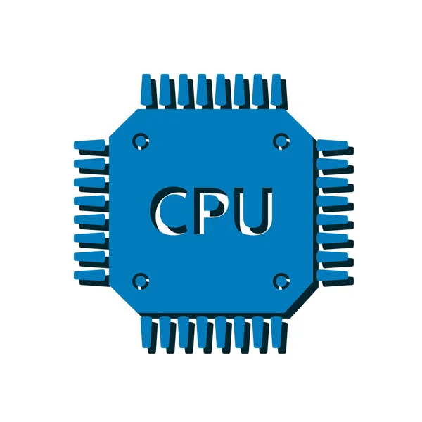 Icona Del Circuito Stampato Schema Tecnologico Simbolo Quadrato Stile Design — Vettoriale Stock