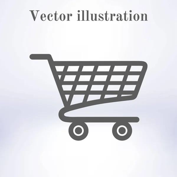 Icône Plate Graphique Shopping — Image vectorielle