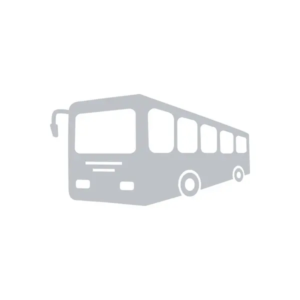 Ícone Sinal Ônibus Símbolo Dos Transportes Públicos — Vetor de Stock