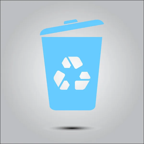 Trash Can Icon Vector Eps10 Illustration — Stock Vector