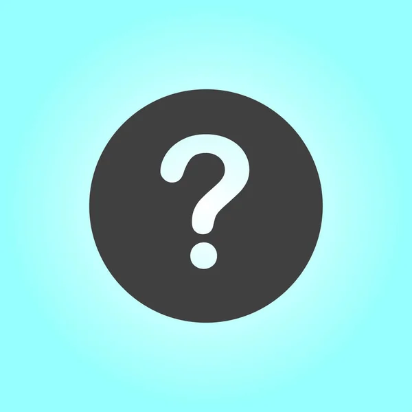 Ερωτηματικό Σύμβολο Σύμβολο Βοήθειας Συχνές Ερωτήσεις Επίπεδη Σχεδίαση Eps — Διανυσματικό Αρχείο