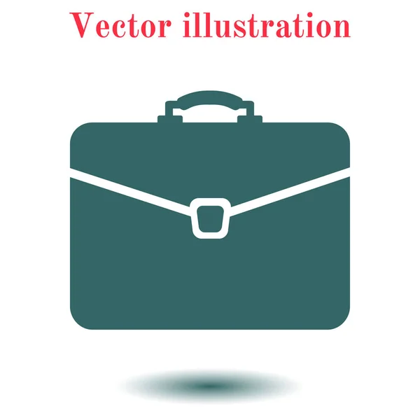 Значок Портфеля Векторна Ілюстрація Стиль Плоского Дизайну — стоковий вектор
