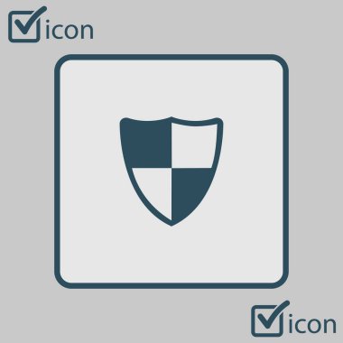 Kalkan kutsal kişilerin resmi. Koruma kavramı. Algılamak ve bilgisayar virüsleri yok etmek için tasarlanmış yazılım.