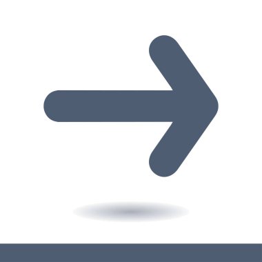 Ok simgesi. vektör illüstrasyonu