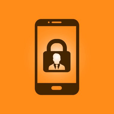 İnternet güvenliği konsepti ikonu. Tanımlama ve koruma simgesi.