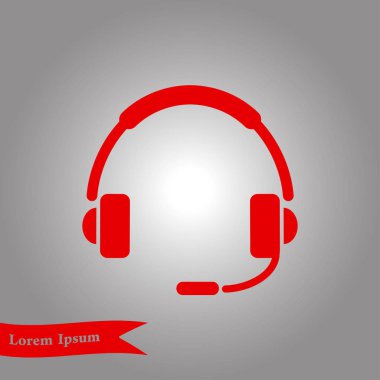 Destek, vektör çizim düz simgesi 