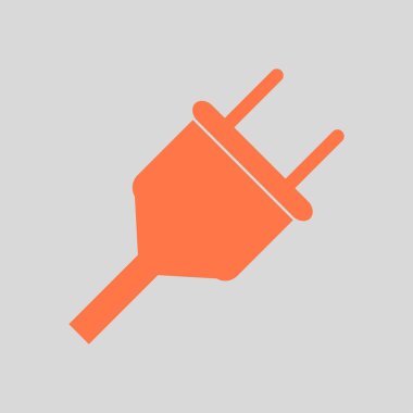 Vektör elektrik dolgu ağı düz simgesi.