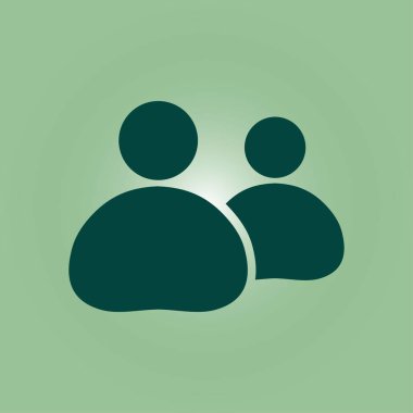 Kişi ya da sosyal işareti simgesi. 