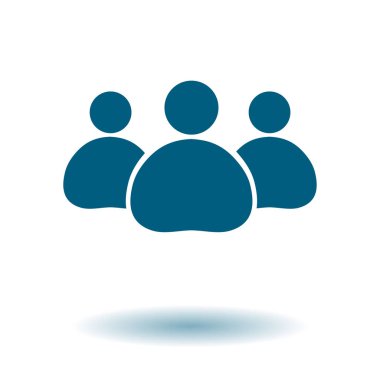 Takım iş simgesi. Ofis çalışanları ve iş takım.