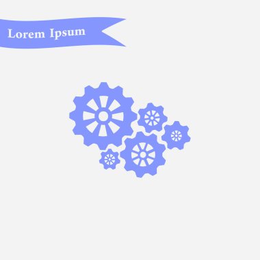 Simge vites. Düz stil. 