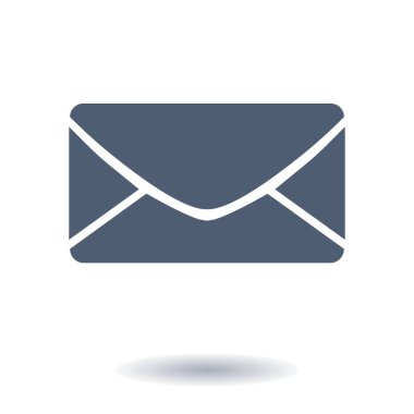 Düz simgesi mektup. Posta simgesini. 