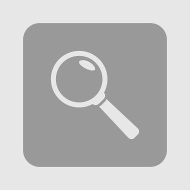 Loupe'un simgesi. Arama düğmesi . Büyüteç. 