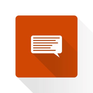 Geneli düz tasarım simgesi bubbles 