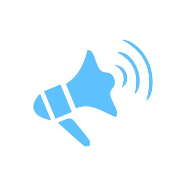 Yakında simge megafon. hoparlör simgesi.