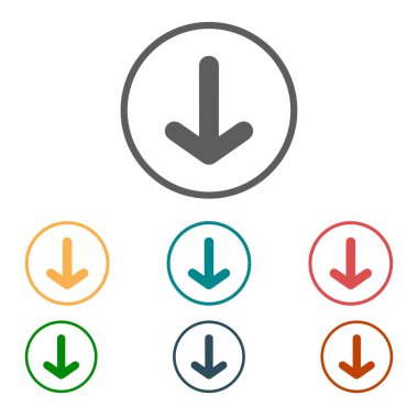 Ok simgesi. vektör illüstrasyonu