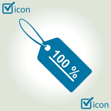 Satılık Etiketler simgesi. Düz tasarım stili. Vektör Eps 10.