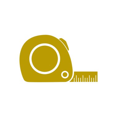  Mezura simgesi. Rulet inşaat erkek.