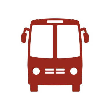 Otobüs simgesi. Schoolbus simbol.