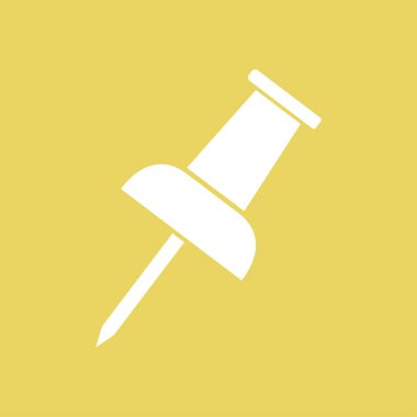  PIN simgesi itmek. Vektör Eps 10. 