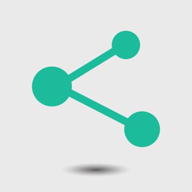 Pay işareti kutsal kişilerin resmi. Düz tasarım stili.