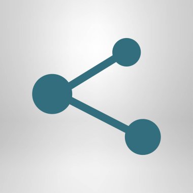 Pay işareti kutsal kişilerin resmi. Düz tasarım stili.