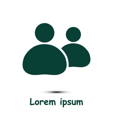 Kişi ya da sosyal işareti simgesi. 