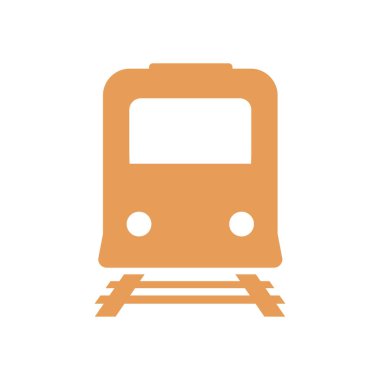Tren simgesi. Metro erkek. Tren istasyonu işareti.
